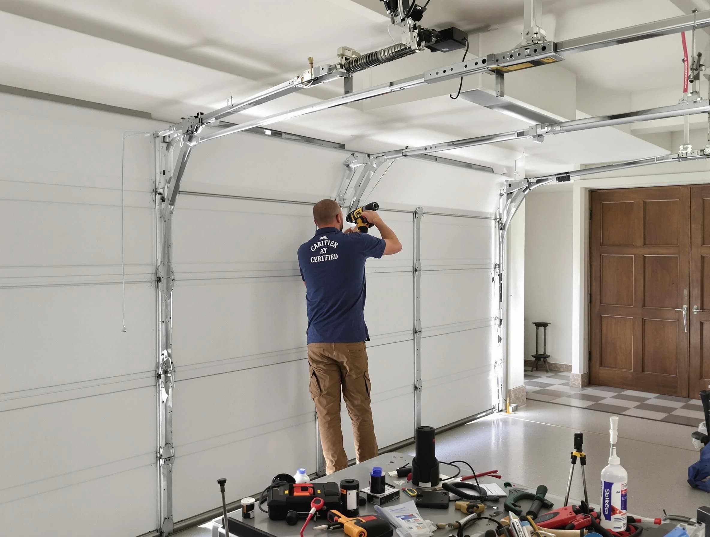 Scarborough Garage Door Repair certified technician performing precision garage door repair in Scarborough