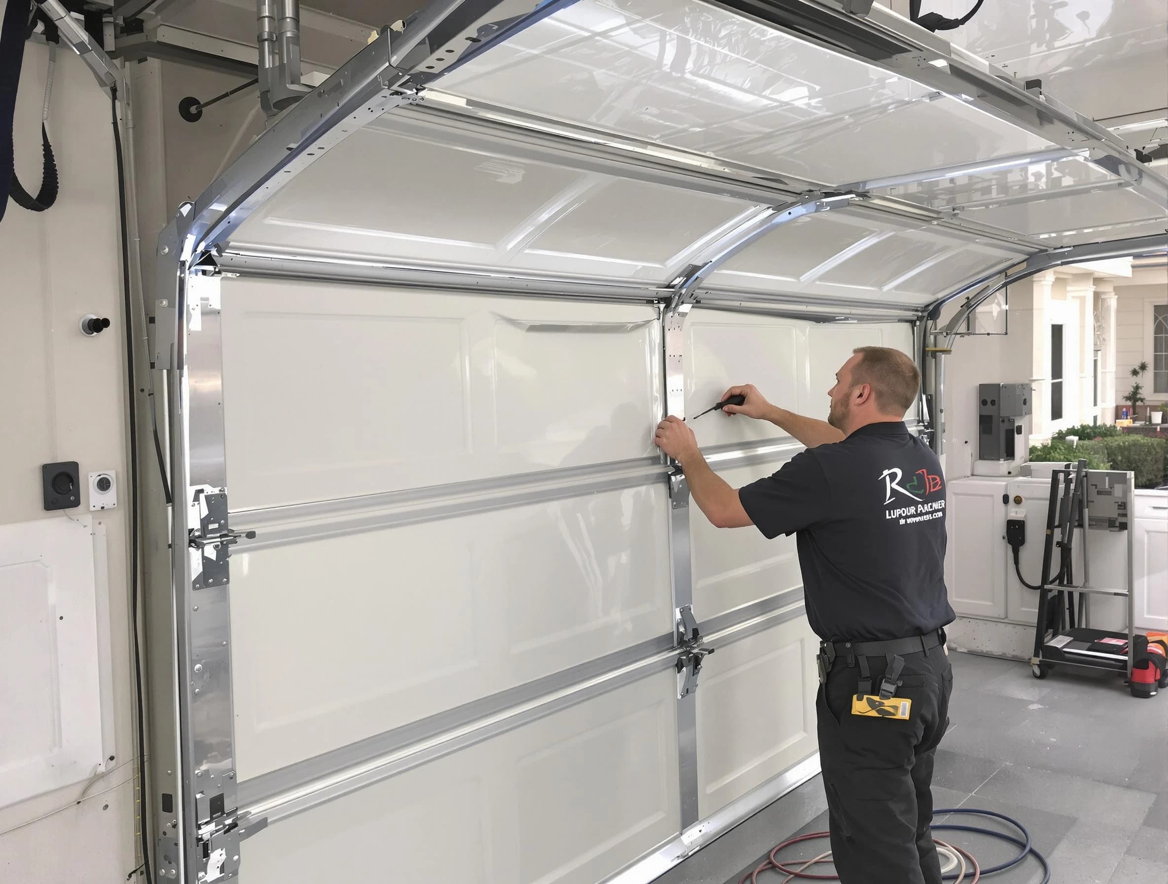 Scarborough Garage Door Repair professional performing panel repair in Scarborough