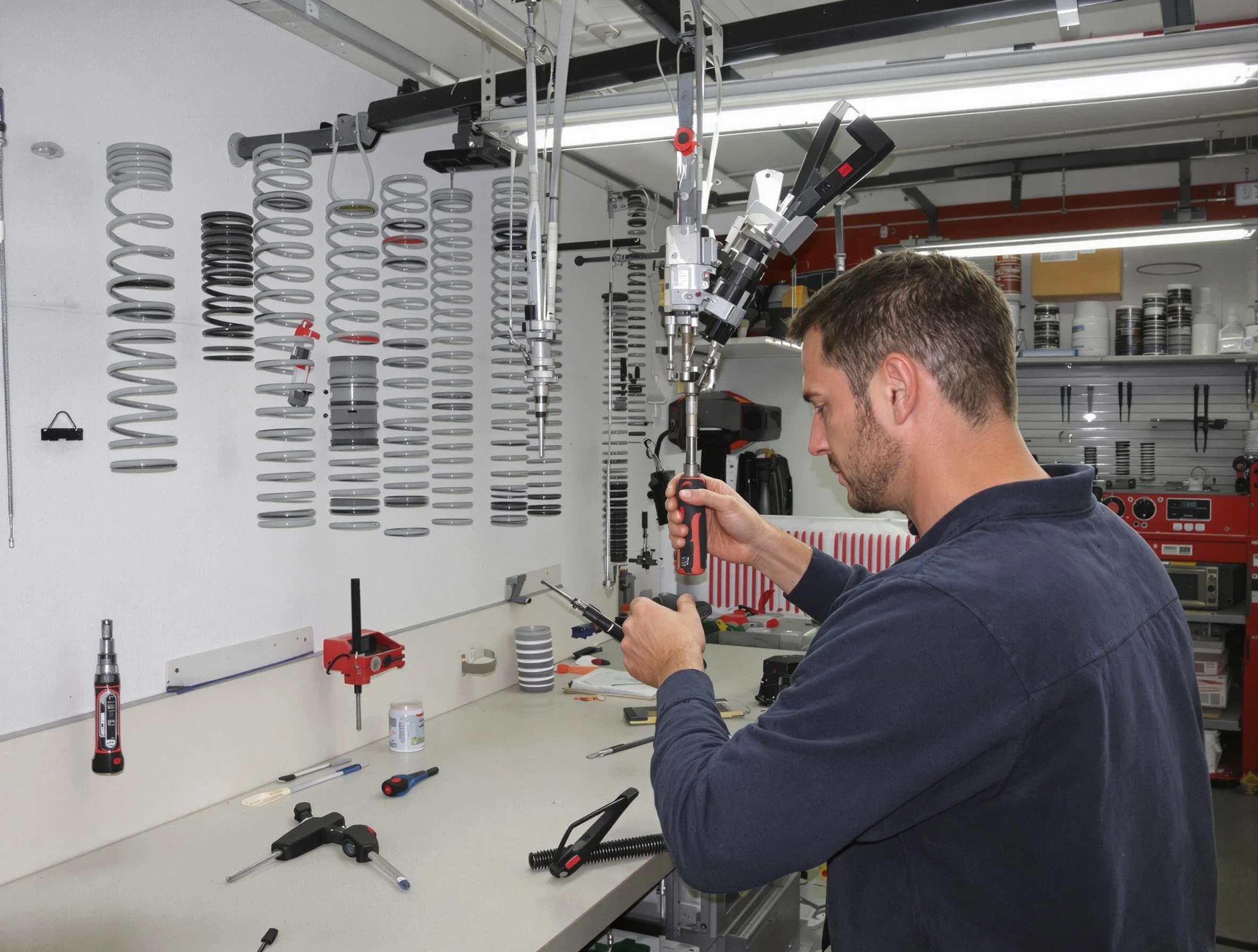 Scarborough Garage Door Repair safety certified technician performing precision spring replacement in Scarborough