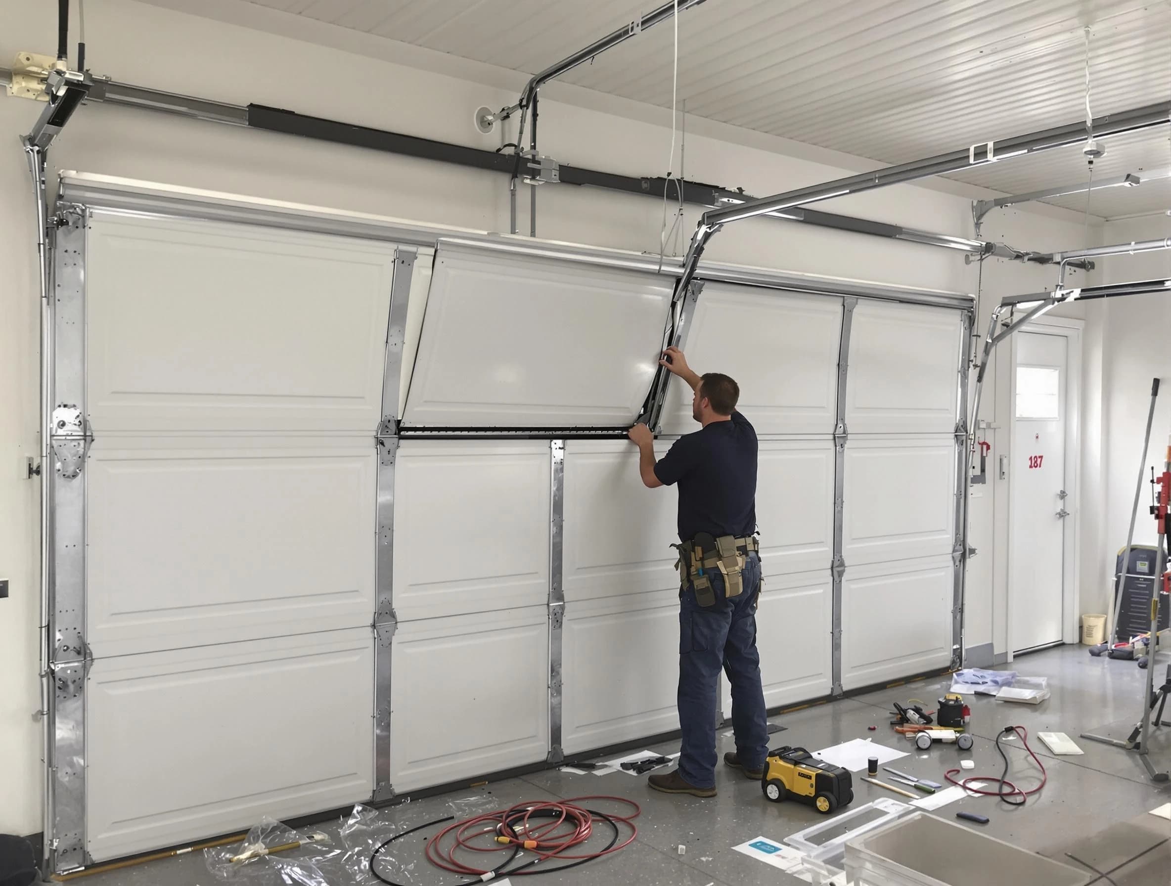Garage Door Section Replacement in Scarborough