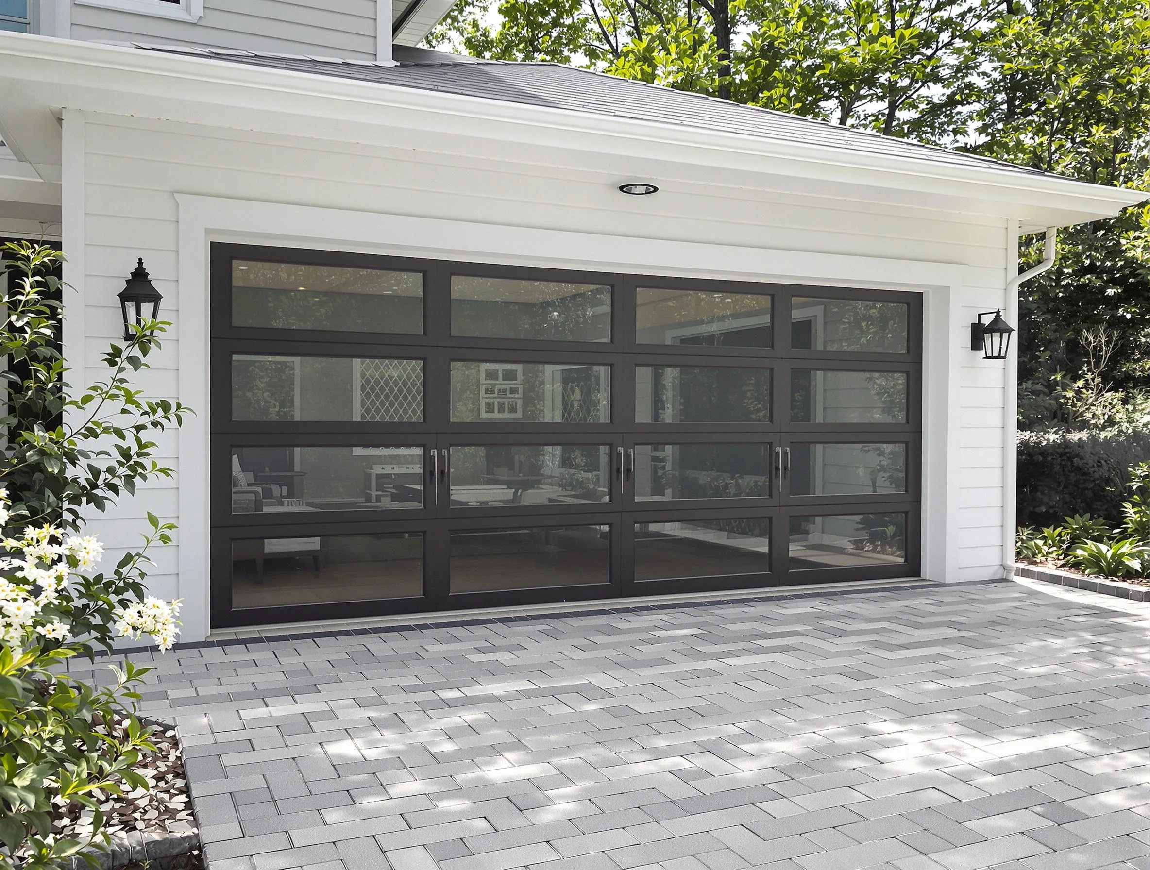Scarborough Garage Door Repair design specialist presenting custom garage door options to Scarborough homeowner