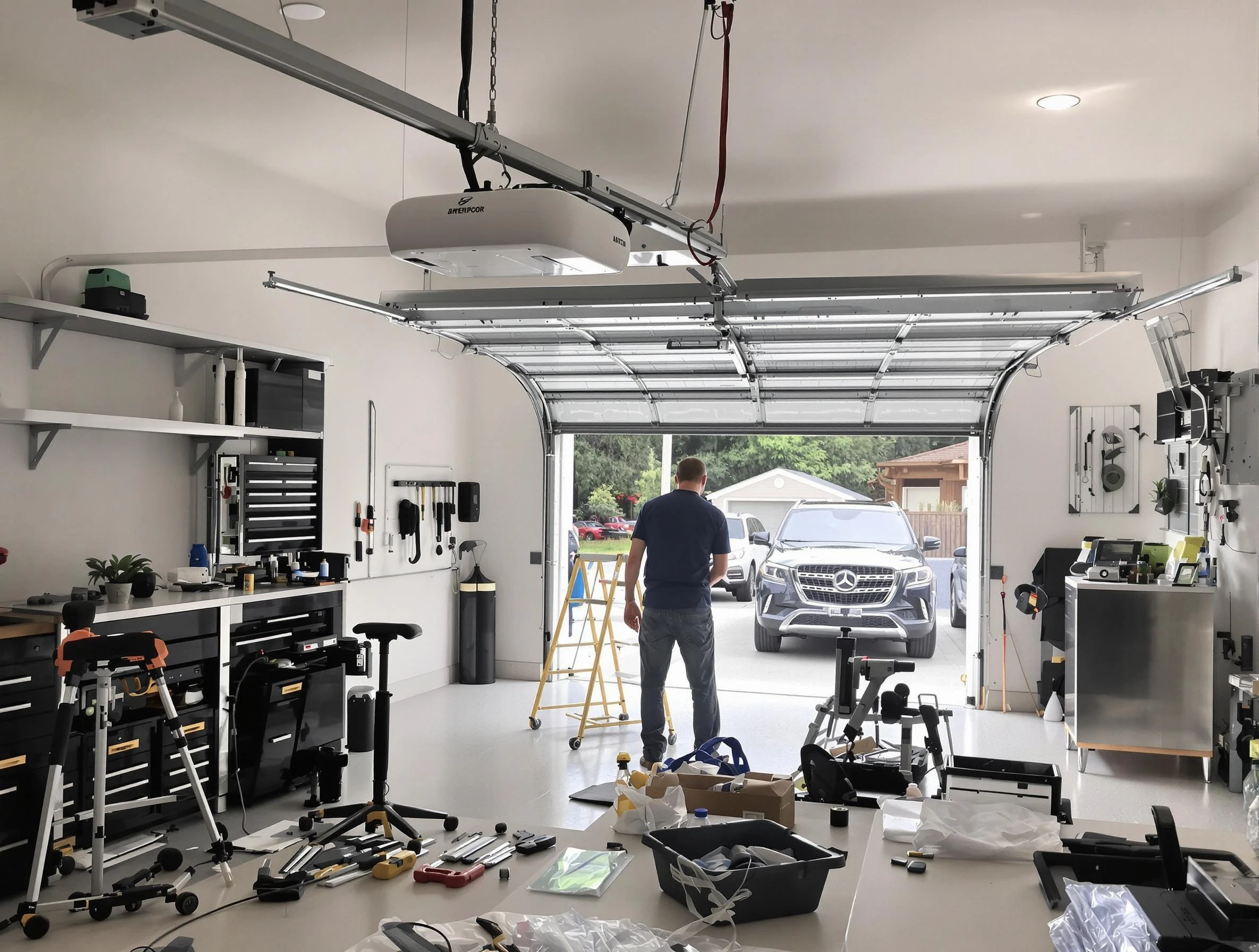 Garage door opener installation by Scarborough Garage Door Repair in Scarborough